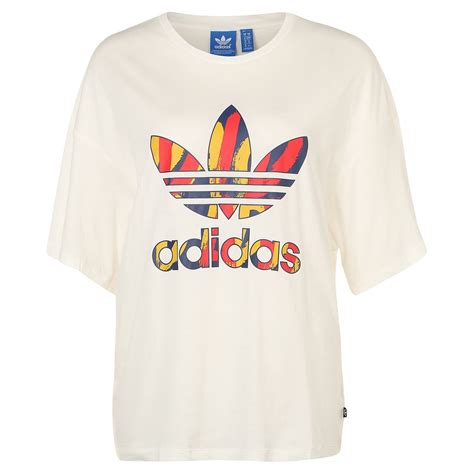 adidas t shirt damen kleines logo|adidas Logo Print T.